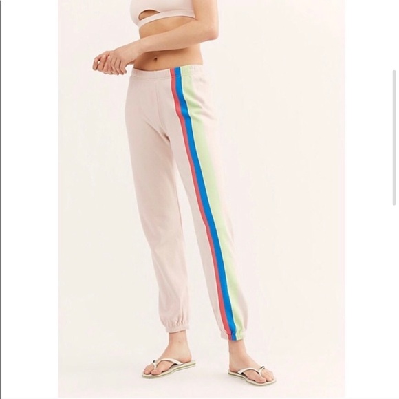 NWT Wildfox Striped Sweatpants size XS - Picture 2 of 5